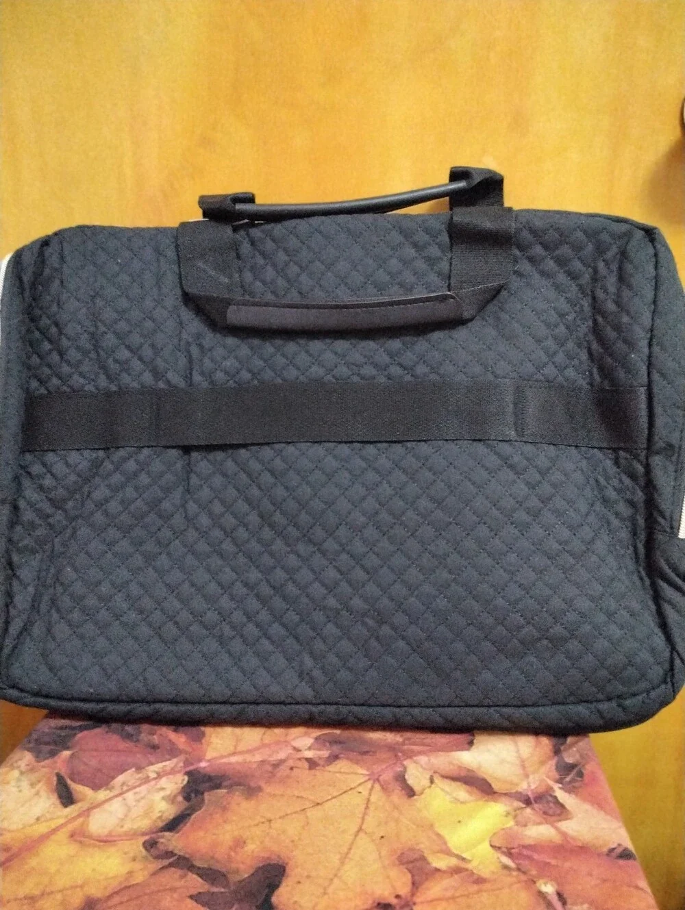 Bagsmart Quilted Black Laptop Briefcase - Black NWT